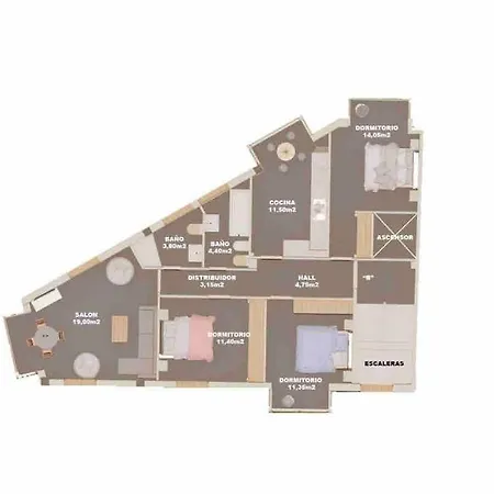 Pisazo Con Vistas Mar, 3habitaciones Y Garaje Incluido * Хихон